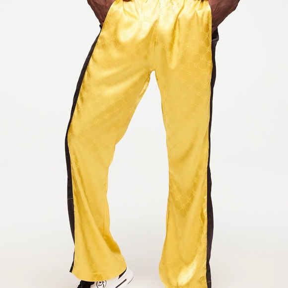 NWT Zumba Runway Straight Leg Track Pants, Gold, L - Picture 8 of 10